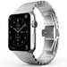Curea iUni compatibila cu Apple Watch 1/2/3/4/5/6/7, 42mm, Link Bracelet, Otel Inoxidabil, Silver